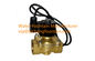 Brass Material Two Ways Solenoid Valve Water Fountain Accessories IP68 Waterproof factory