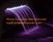 Rectangle Water Fall Nozzle Pond Fountain Accessories With Led Strip Light factory