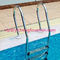 SS 304 Swimming Pool Accessories Ladders With Anti - Slip Steps / Safety Handrail factory