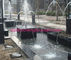 China Rainbow Glass Light Jet Water Fountain Equipment With LED Light / Stable Soft Spray exporter