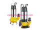 Single Phase Sewage Submersible Pond Pump With / Without Floating Ball 0.18 - 1.1KW factory