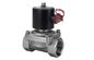 Cast Iron / SS304 IP68 Two Way Solenoid Valve DC 24V Water Fountain Equipment 2'' factory