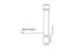 Brass Valve Silver Tassel Fountain Nozzle Heads For Outdoor Water Fountains factory