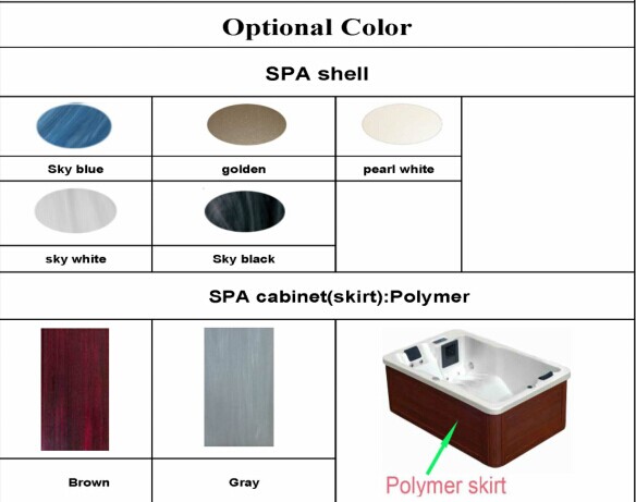 Home Spa Equipment For 6 Adults And One Baby Comfortable Hottub 2250X2150X930mm
