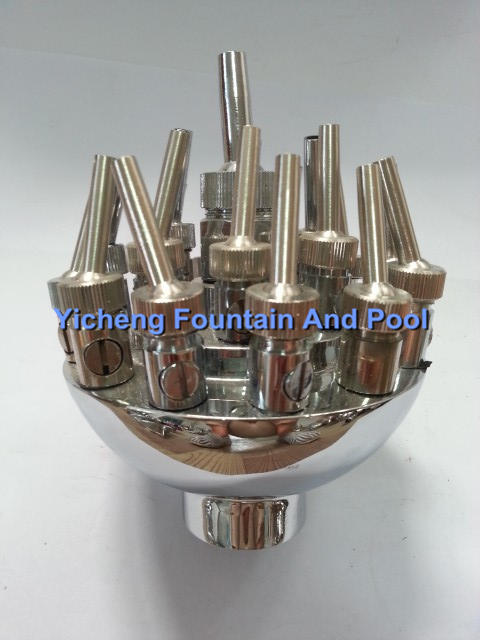 Stainless Steel Ajustable Blossom Pond Fountain Nozzles for Outdoor Backyard Fountains