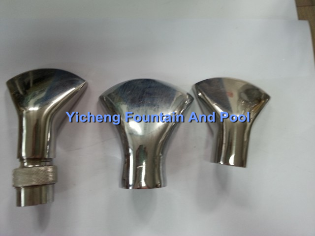 Customized Elegant Decorative Water Fountain Nozzles with Copper / SS304