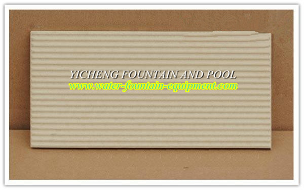 Durable Porcelain Swimming Pool Deck Tiles Eco-friendly 240 x 115mm