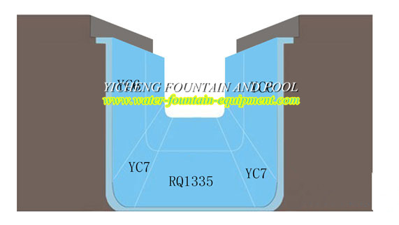 Durable Porcelain Swimming Pool Deck Tiles Eco-friendly 240 x 115mm