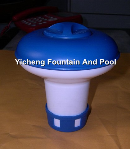 Swimming Pool Deluxe Floating Chemical Dispenser Large capacity Water Treatment For 3" Tablet