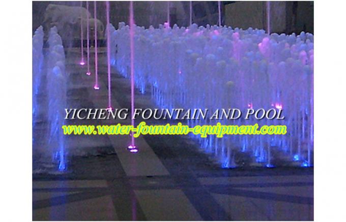 Decorative Floor Water Fountain Equipment , Customize Land Water Dry Fountain