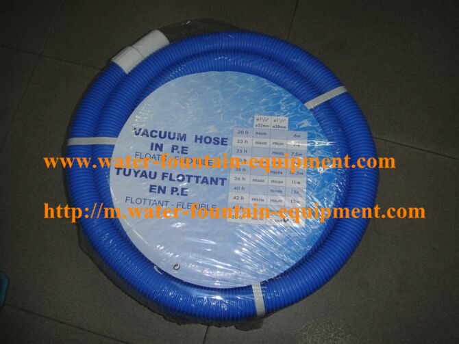 PE Swimming Pool Cleaning Equipment Flexible Floatable Vacuum Hoses With UV Protection