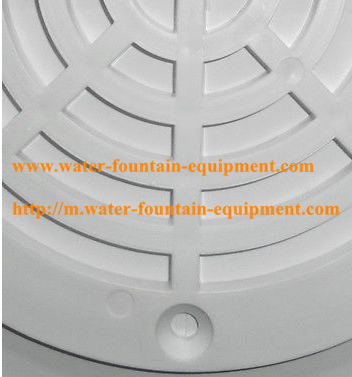 ABS / PVC Swimming Pool Accessories 208mm Round Main Drain Cover
