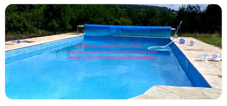 UV Resistant Waterproof PVCInground Swimming Pool Accessories Blue