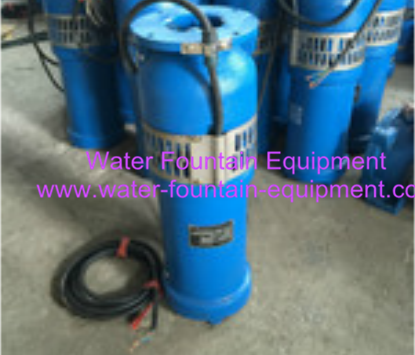 Diving Type Cast Iron Underwater Fountain Pumps For Water Fountains Flange Connect