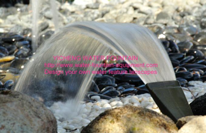 Silver Laminar 45 Degree Fan Water Fountain Spray Heads 1 Inch Internal Female