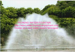 Flange Connection Water Fountain Nozzles Water Screen Movie Jets