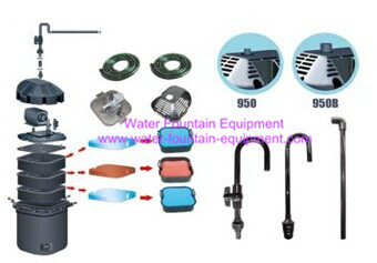 Vertical Biological Garden Koi Fish Pond Filters System For Small Ponds 3m³ - 5m³