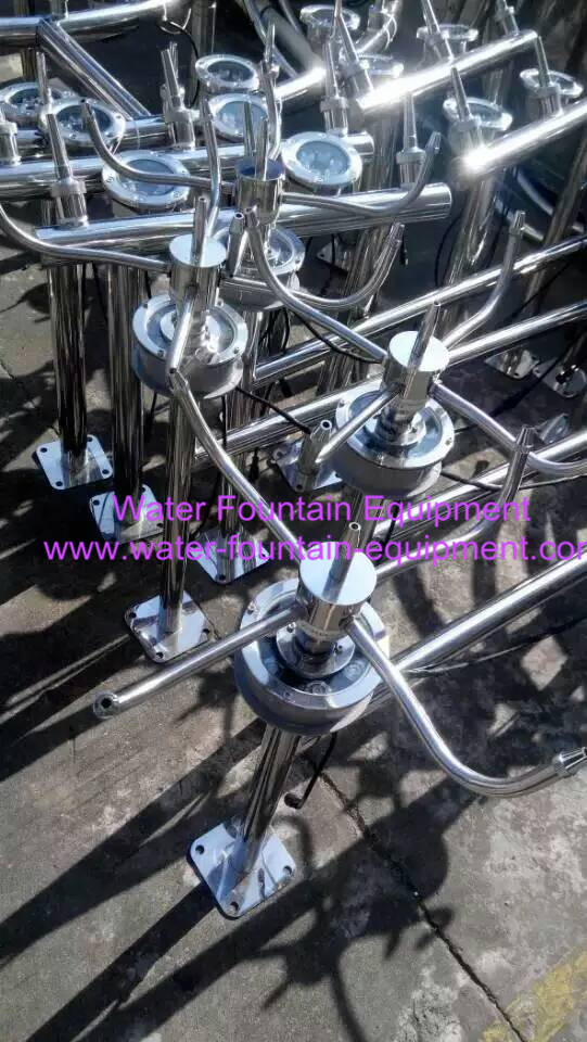 Stainless Steel Water Fountain Equipment Stand / Frame Of Any Diameters Any Shapes With Feets