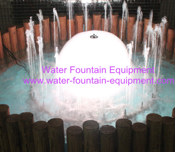 Mini Indoor Water Fountains Programme Musical Type SS Material Including Nozzles Lights Pumps