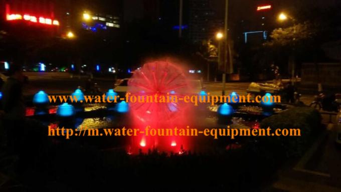 Crystal Ball Fountain With Atomizer RGB LED Light Has Misting And Colorful