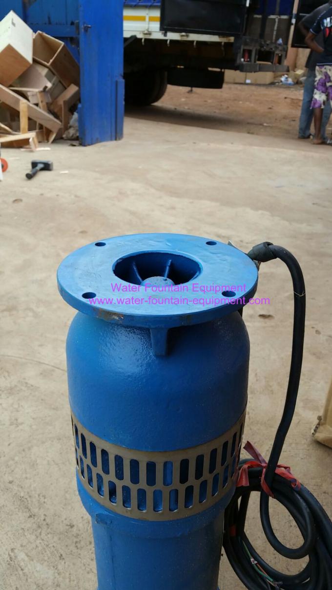 Flange Connect Submersible Fountain Pumps Iron Casting 380v And 220v Three Phase