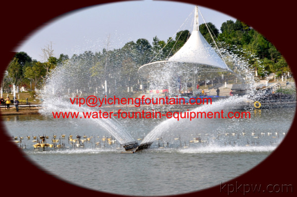 Customized Seagull Water Fountain Equipment Outdoor Music Type Led