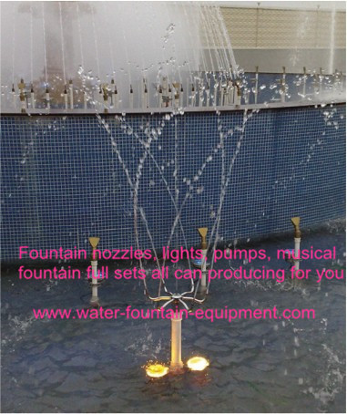 Fountain Nozzle Heads Pond Fountain Nozzles Lanscape 6 Arms Spraying