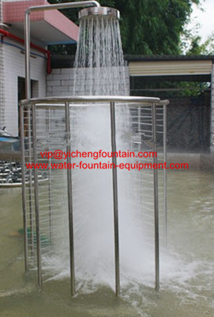 Stainless Steel 304  Vicky Showers Swimming Pool Fittings Customized Size