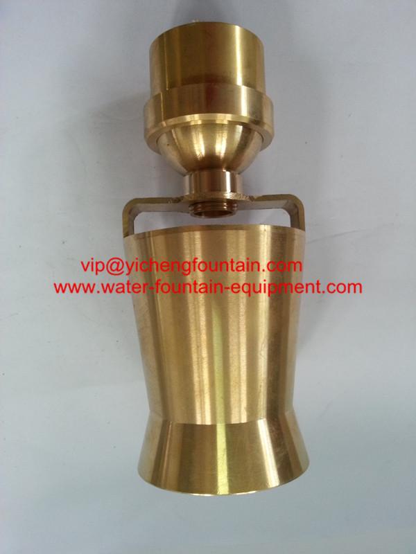 Brass Material Adjustable Cascade Water Fountain Nozzles Of Great Foam DN15 - DN80