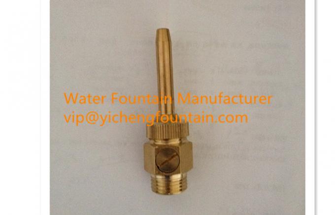 Adjustable Straight Spray Water Fountain Nozzle heads 1/8" - 1" With Valve Type