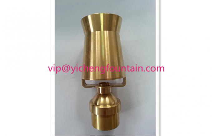 Adjustable Cascade Water Fountain Nozzles Fountain Ice Tower Head Brass Material