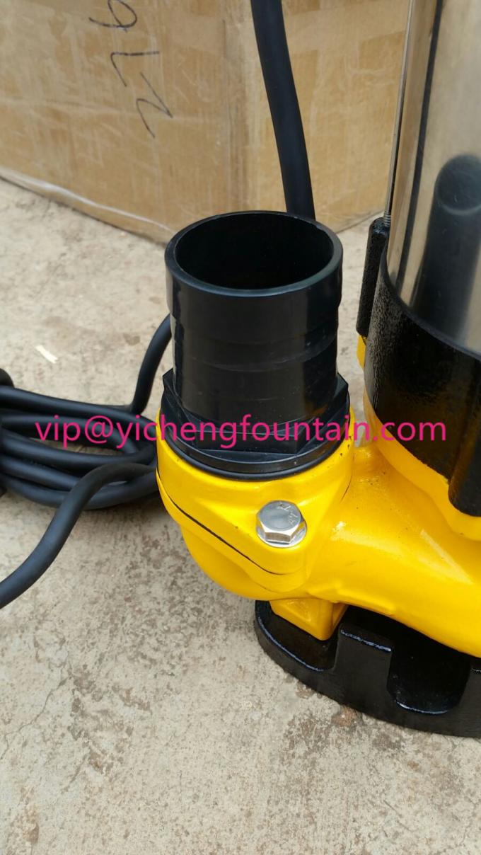 Single Phase Sewage Submersible Pond Pump With / Without Floating Ball 0.18 - 1.1KW