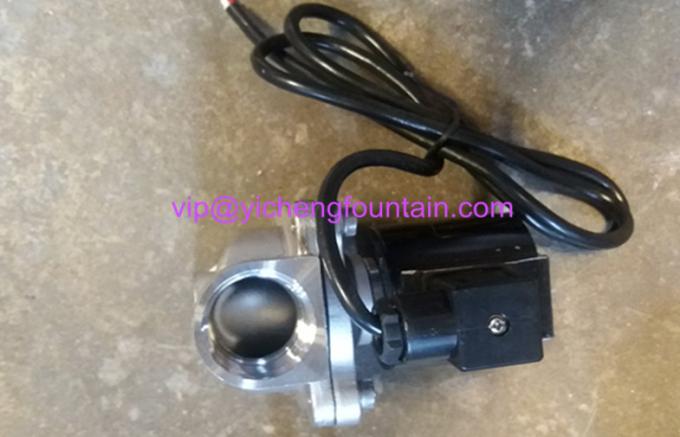 Underwater Two Way Solenoid Valve Water Fountain Equipment DC12V DC24V SS Material