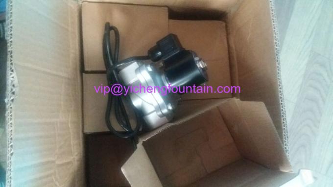 Underwater Two Way Solenoid Valve Water Fountain Equipment DC12V DC24V SS Material